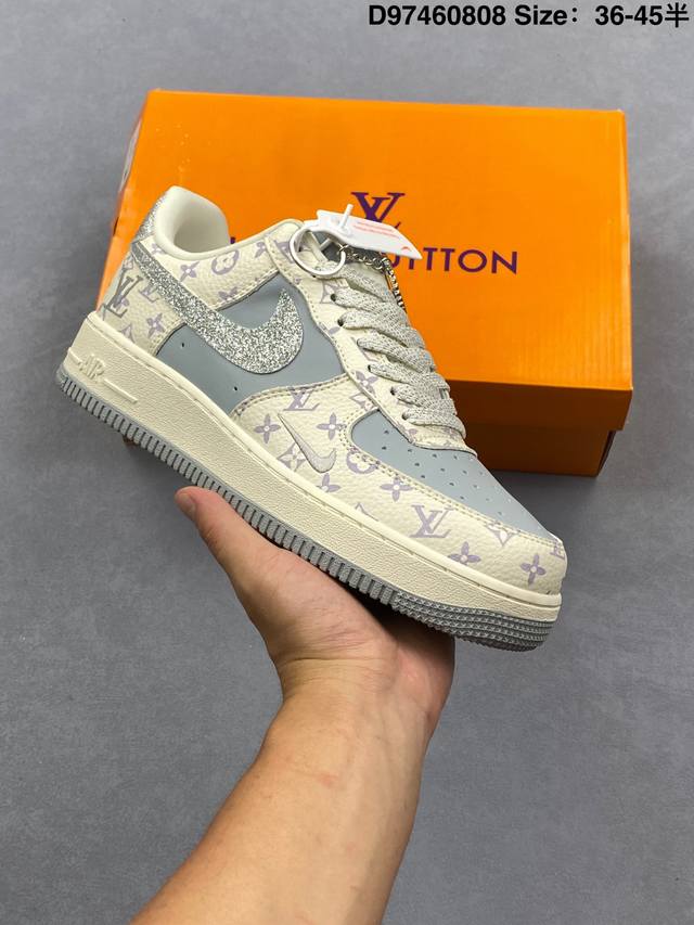 Nike Air Force 1‘07 Lv8 原楦头原纸板 打造纯正低帮空军版型 专注外贸渠道 全掌内置蜂窝气垫 原盒配件 原厂中底钢印、拉帮完美 货号:Df