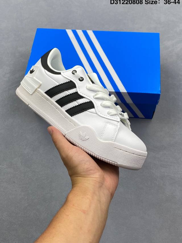 真标 Adidas阿迪达斯三叶草男女Rey Galle W休闲鞋板鞋 Id：D31220808 Size：36-44