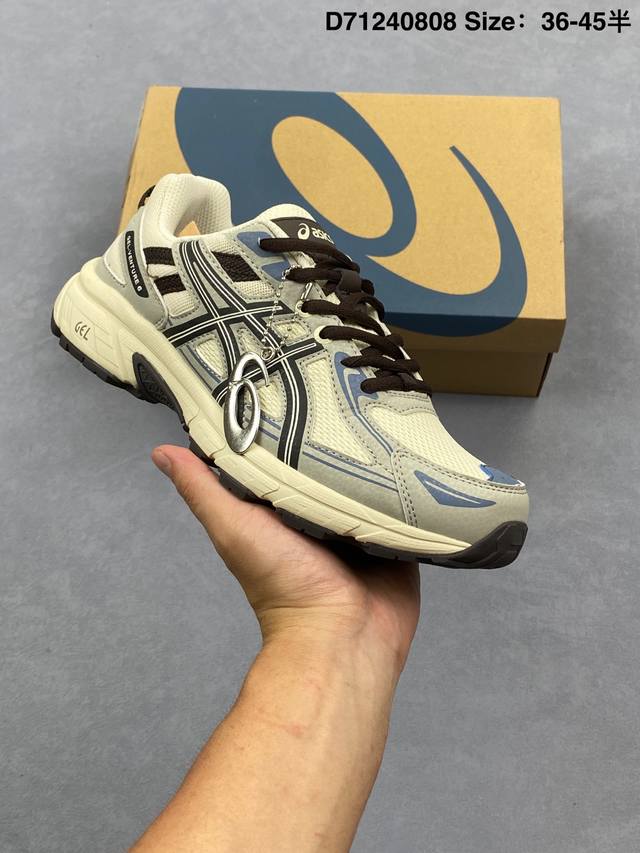 Asics 亚瑟士 Gel-Venture 6 系列城市休闲运动跑步鞋时尚复古男女鞋 老爹鞋 Gel- Venture6跑鞋是越野跑者的多功能选择。专为喜欢户外