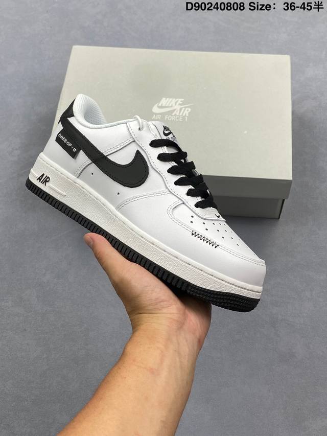 Nike Air Force1 全新配色空军低帮 #原楦头原纸板 打造纯正空军版型 #专注外贸渠道 全掌内置蜂窝气垫 #原盒配件 原厂中底钢印、拉帮完美 货号：