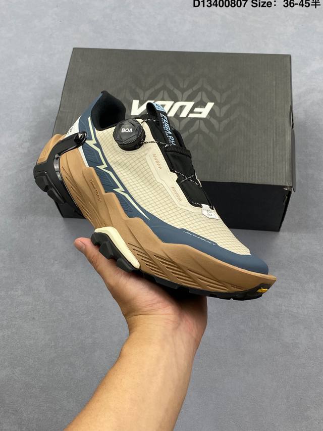 公司级凯乐石Kailas 远征5 Flt 舒适简约经典登山 防滑耐磨防水 低帮 徒步鞋 采用Vibram橡胶大底 超强地面咬合力稳走复杂路况 具备Flt内靴 防