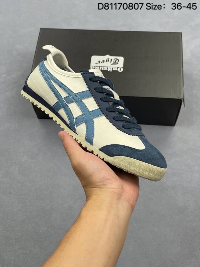 Onitsuka Tiger Nippon Made 鬼冢虎手工鞋系列 最高版本Mexico 66 Deluxe メキシコ 66 デラックス独家！鞋底内置芯片，