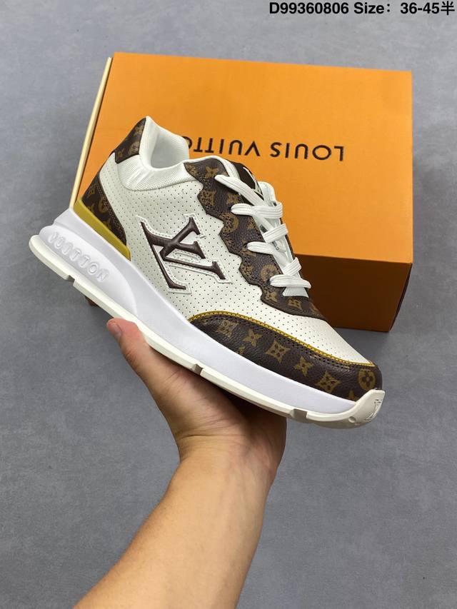 全新Lv联名Louis Vuitton Trainer Sneaker Low休闲运动文化百搭板鞋 尺码:36～45 Id:D99360806