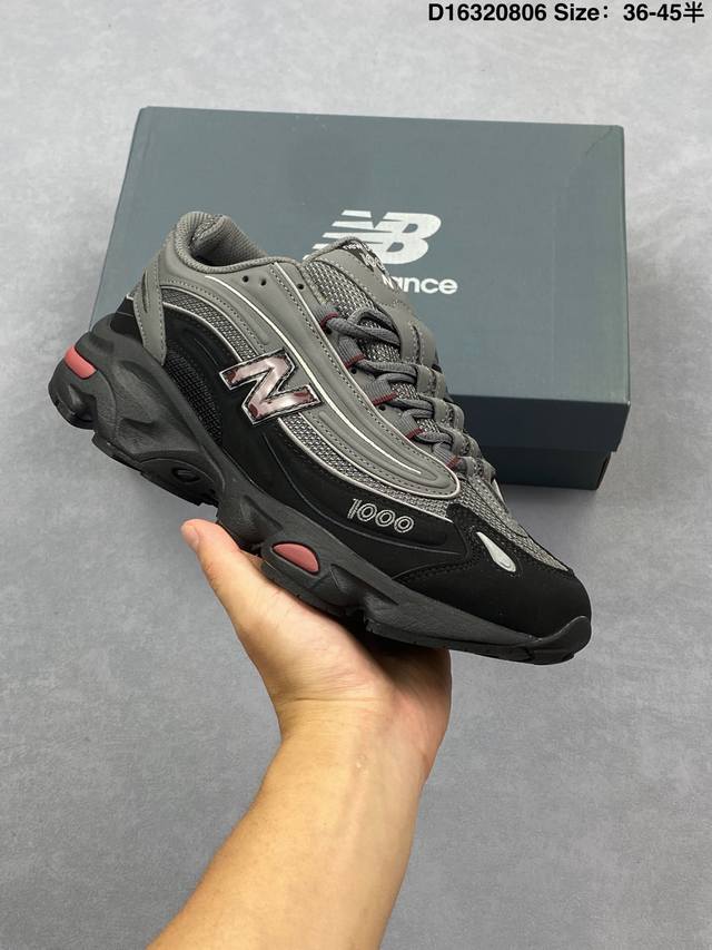 新百伦New Balance 1000 系列低帮复古老爹风休闲运动跑步鞋 New Balance 在不同配色上其鞋面材质呈现不同感觉，无论是运动风抑或是高级质感