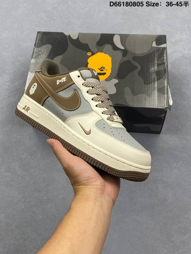 特价 耐克 Nike Air Force 1 Low ”White And Black“ 白黑 小权志龙官方同步 原装级别 原楦头原纸板 打造纯正空军版型#专注