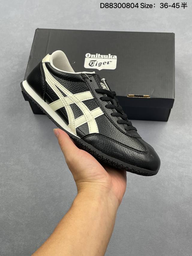 Onitsuka Tiger鬼塚虎 Machu Racer 时尚舒适 防滑耐磨 低帮 生活休闲鞋 男女同款 ！ 货号：1183B770.-108 编码：D883