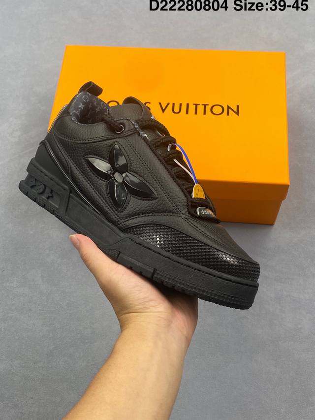 Louis Vuitton Trainer Sneaker Low 全新 Lv 路易威登 休闲运动文化百搭板鞋 尺码:39-45 Id:D22 804