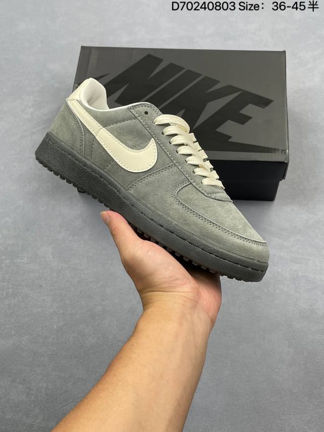 真标Nike Field General 耐克 低帮复古休闲板鞋跑步鞋 以复古篮球鞋的设计灵感重磅回归 融合现代科技与经典美学 打造出兼具舒适与时尚的运动鞋款