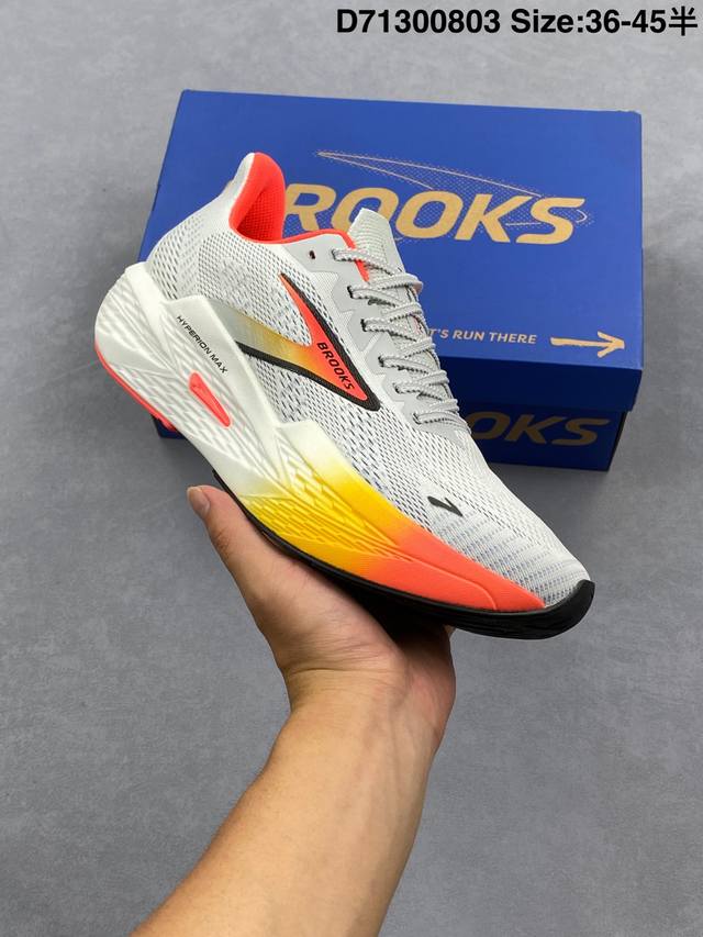 布鲁克斯Brooks马拉松竞速专业跑步鞋透气缓震男鞋 Hyperion 2 旋风 男 平衡 烈风2采用布鲁克斯全新升级后的中底技术，即注入充足氮气的Dna Fl