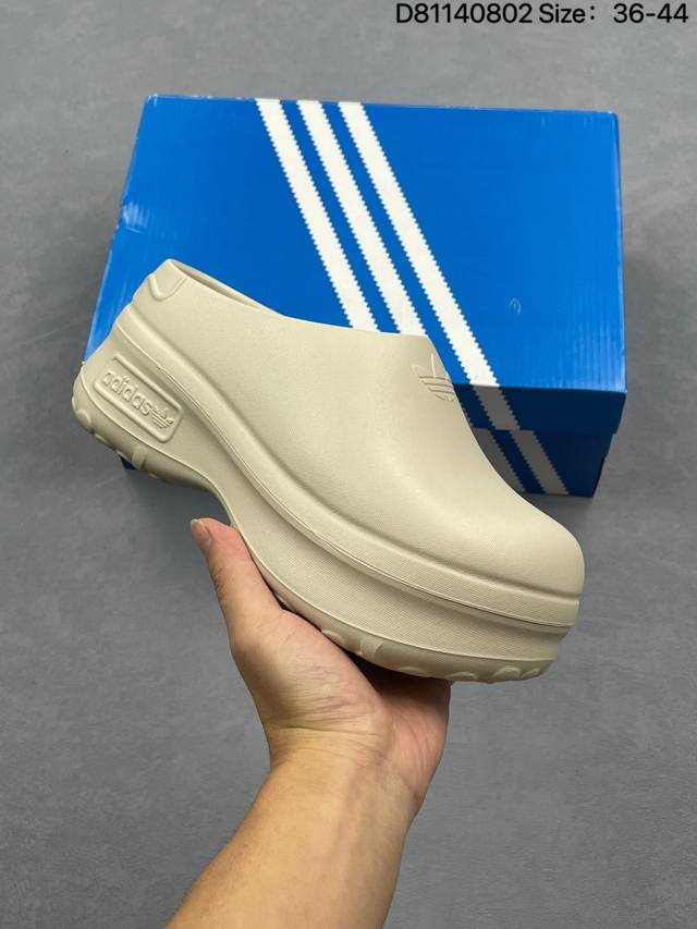 阿迪达斯Ad Originals Adifom Stan Smith Mule 防滑耐磨轻便运动凉鞋穆勒厨师鞋 尺码： 36 37 38 39 40 41 42