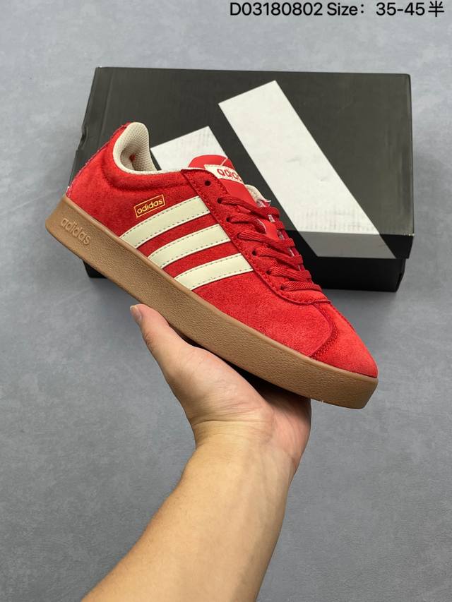阿迪达斯Adids Neo Vl Court Classic 阿迪三叶草时尚潮流板鞋 货号：Kk3774 编码：D03 802 Size:35-45