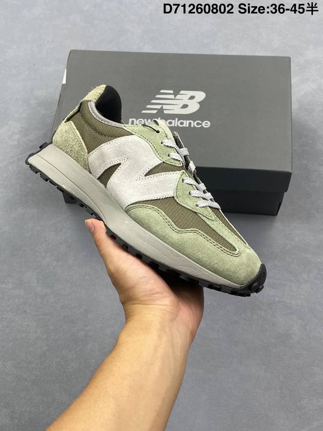 New Balance Ms327 复古休闲运动慢跑鞋 以更纯粹的复古风格设计打造的全新造型 侧身还以解构设计 将 N 字标志以做旧压花样式呈现 官方货号:U3