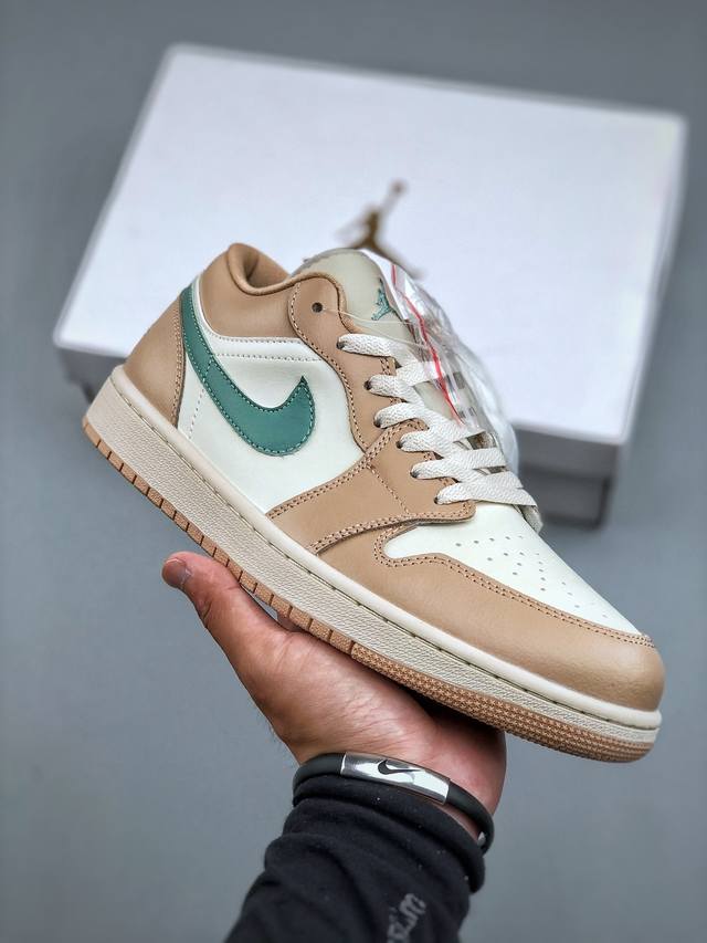 Air Jordan 1 Low Aj1 乔1米橙 低帮文化休闲板鞋 Dc0774- 市场唯一独家头层皮打造 原鞋原档案开发 原厂皮料 原档冲孔鞋头 正确满胶鞋