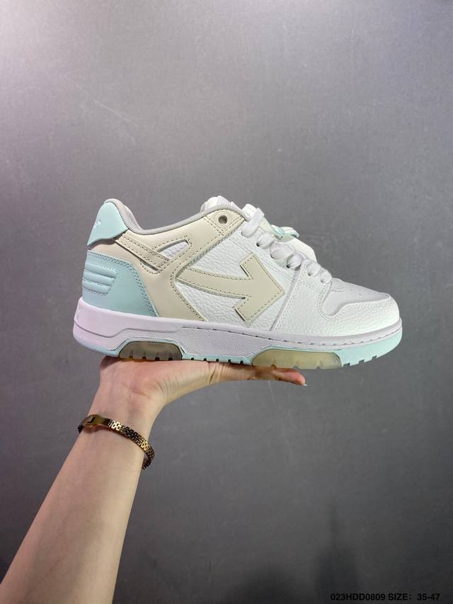 公司级Off-White 新款圆头系带低帮运动小白鞋跑步鞋多色拼色运动休闲鞋 尺码:36-45 Ld:023Hdd0809