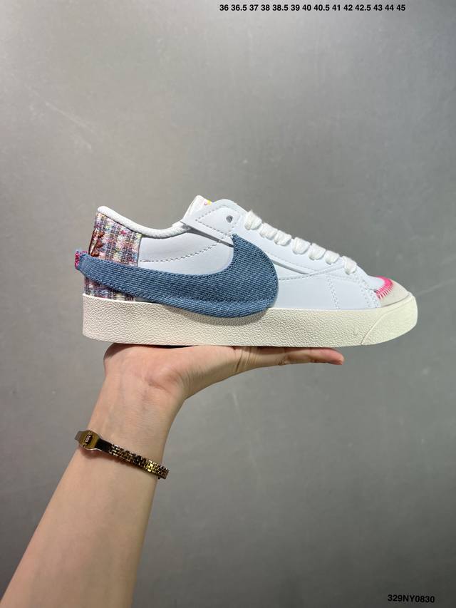 Nike Blazer Low ‘77 Jumbo 百搭单品 全新焕新升级经典 Blazer 鞋款，大号 Swoosh 突出新时代更加张扬的潮流感，对经典的又一
