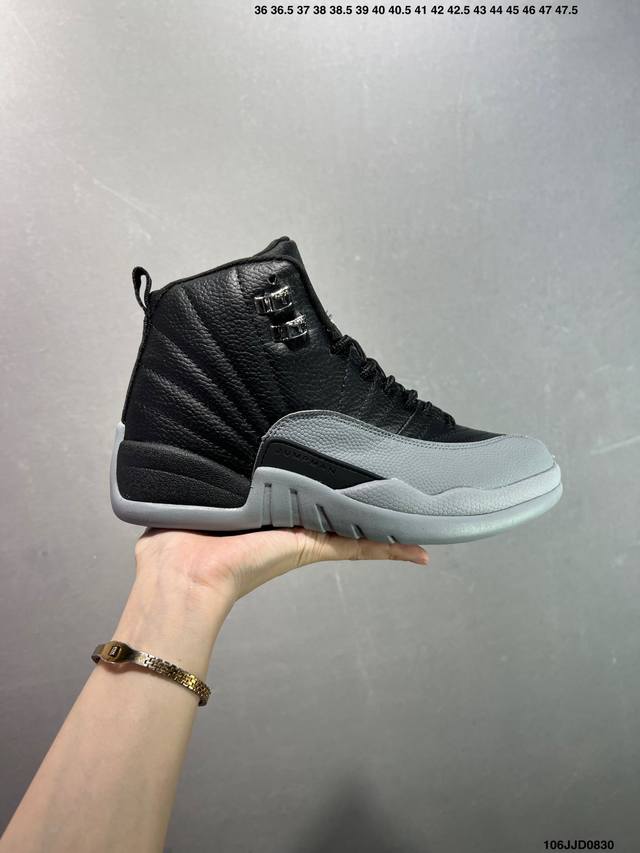 Air Jordan 12 Retro ”Flu Game“ 高帮 复刻病倒黑红 Aj12 乔丹12代 Aj12 乔12 高邦 复刻黑红 流感之战 乔丹篮球鞋系