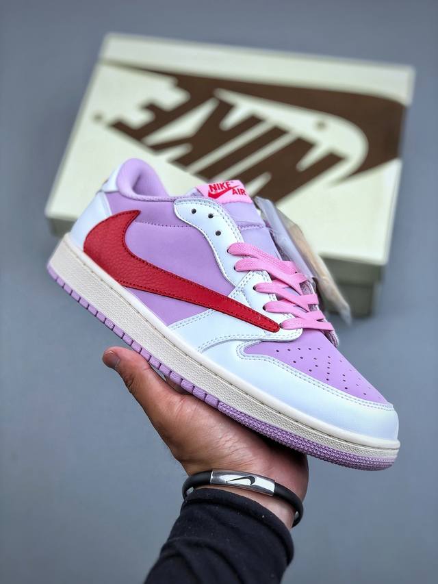 Nike Air Jordan 1 Low Og Sp 乔一倒钩 耐克 低帮文化篮球鞋 完美品质出货 细节如图所示 鞋面切割工整 冲孔整齐干净 中底拉帮线 整体