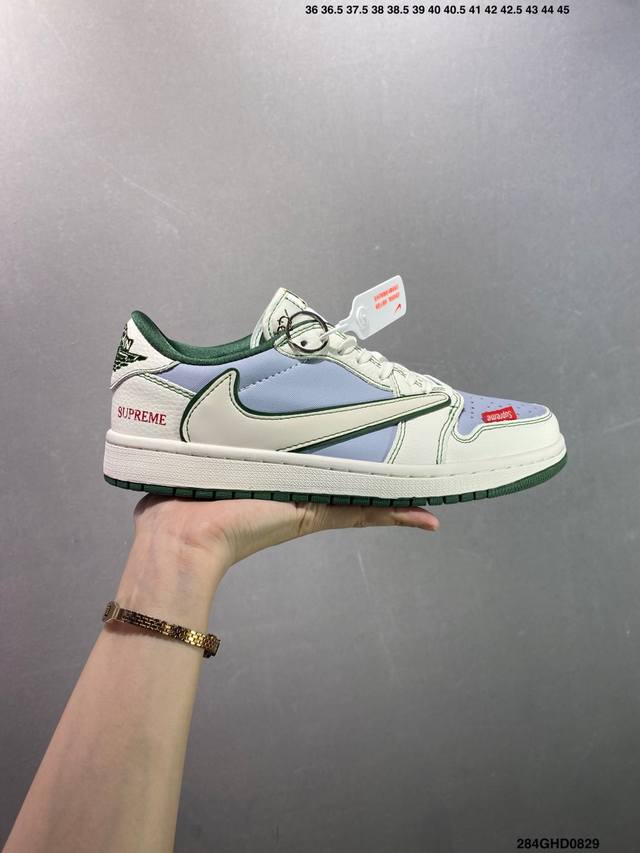 公司级Nike Air Jordan 1 Low 定制配色 定制Aj联名-高端定制 低帮复古文化板鞋 #定制鞋盒 大厂纯原品质出货 超高清洁度 皮料切割干净无任