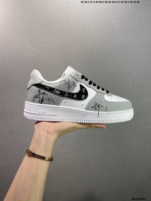 公司级Nike Air Force1 07 Low 定制空军 #原楦头原纸板 打造纯正空军版型 #专注外贸渠道 全掌内置蜂窝气垫 #原盒配件 原厂中底钢印、拉帮