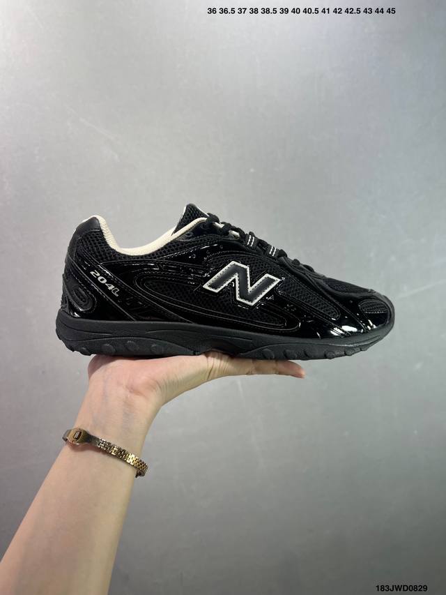 公司级New Balance 204L 薄底鞋 薄底皮质鞋带德训Miu系 减震耐磨包裹性支撑轻便 低帮 生活休闲鞋 轻盈脚感质感兼具 鞋身搭载Eva科技中底,适