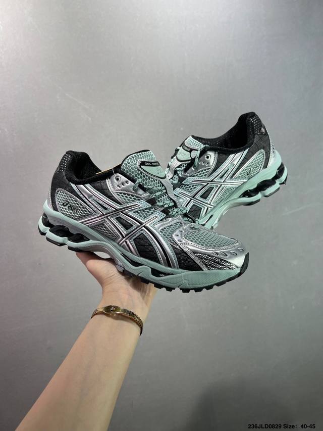 公司级Asics Gel-Kinetic Fluent 亚瑟士运动休闲透气专业跑鞋 轻量舒适透气材质 全滴塑鞋面中底3D可视Gel缓震胶效果 升级Flytefo