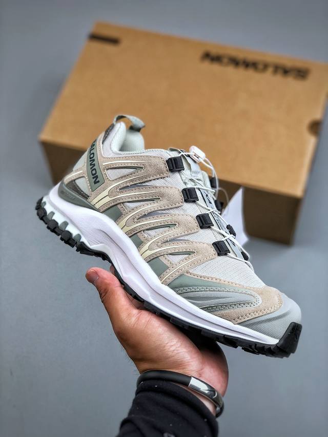 K版双层套盒版本 Salomon Xa Pro 3D 萨洛蒙户外越野跑鞋 475777 29 #鞋面采用Sensifit贴合技术 全方位贴合包裹脚型 鞋跟部鞋底