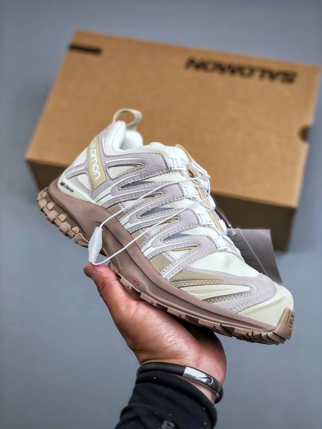 K版双层套盒版本 Salomon Xa Pro 3D 萨洛蒙户外越野跑鞋 478848 28 #鞋面采用Sensifit贴合技术 全方位贴合包裹脚型 鞋跟部鞋底