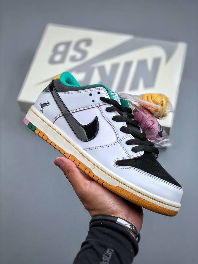 S版 Nike Sb Dunk Low Pro Qs 独家版型蒸餾加工帶來的是更好的视觉和脚感体验 超高清洁度 皮料切割干净无任何毛边 细节完美 货号：Hj41