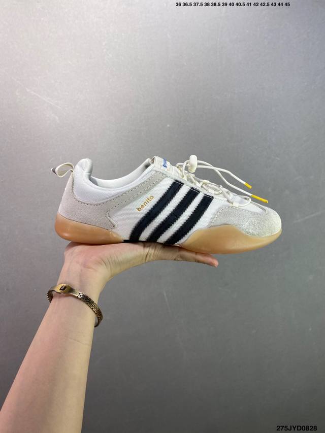 公司级Bad Bunny X Adidas Ballerina 舒适百搭 防滑耐磨 低帮 生活休闲鞋 男女同款 货号：Jq9 尺码：35-45 半 Id：275