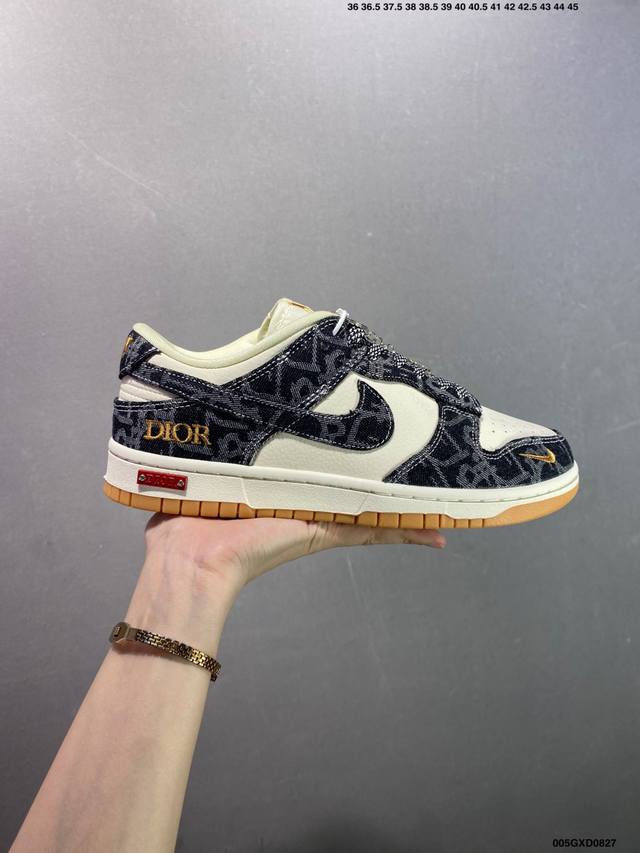 公司级Nike Dunk Sb Low 全新配色 迪奥联名 定制Dunk Sb顾名思义，具有经典的Dunk血缘，又注入了更多的时尚元素。相较于普通的Dunk滑板