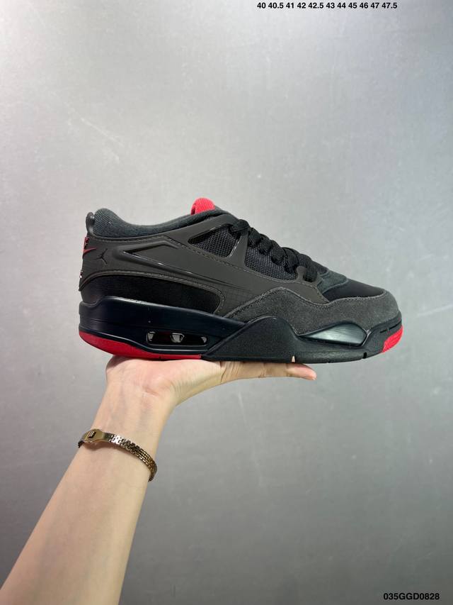 公司级Aj4 Air Jordan 4 Retro ” Infrared “ Aj4乔4 男子文化篮球鞋 大厂出品 主力合作工厂P 全新模具开发 纯正4代正确鞋