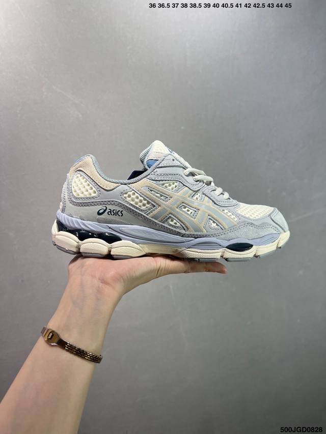Asics 亚瑟士Gel-Nyc 透气网眼鞋面配合部分合成革材质 采用全新Ahar+橡胶材质 更加耐磨 货号: 1A789-020 尺码:36～45 Id:50