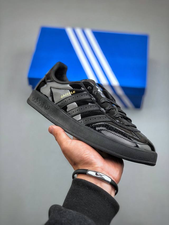 开学季特价 原300 纯原版本 Ad Originals Gazelle Indoor Ig1891 三叶草复古休闲防滑耐磨低帮板鞋 #原厂原数据版型 皮料切割