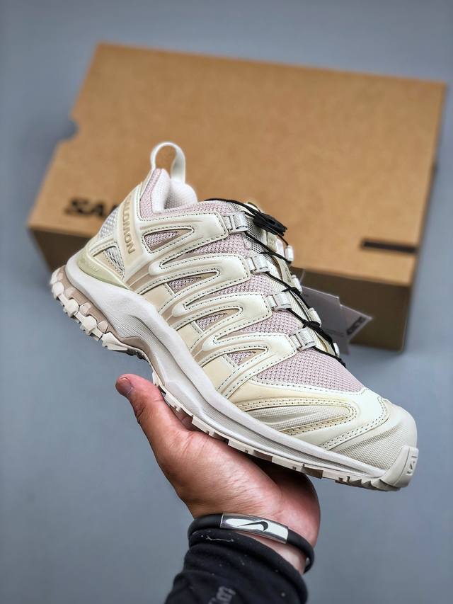 K版双层套盒版本 Salomon Xa Pro 3D 萨洛蒙户外越野跑鞋 477396 30 #鞋面采用Sensifit贴合技术 全方位贴合包裹脚型 鞋跟部鞋底