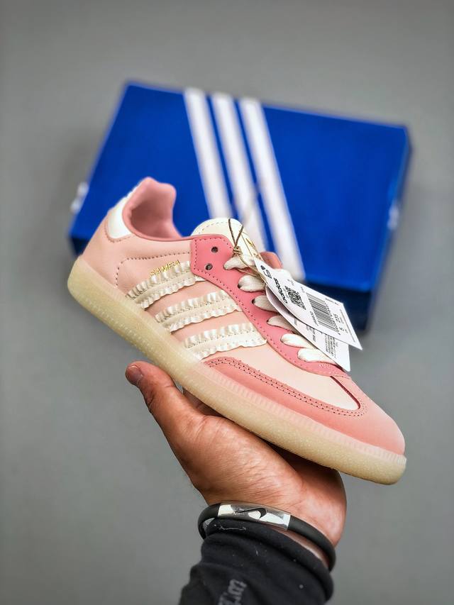 Adidas Samba Og W 三叶草休闲防滑耐磨低帮板鞋 Jr8830 尺码：35-45 半