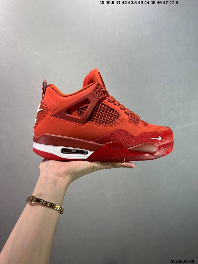 公司级Aj4 Air Jordan 4 Retro ” Infrared “ Aj4乔4 男子文化篮球鞋 大厂出品 主力合作工厂P 全新模具开发 纯正4代正确鞋