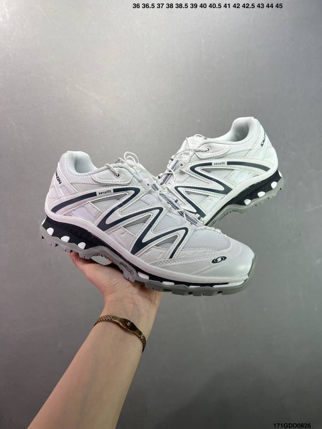 公司级法国户外品牌-萨洛蒙 Salomon Xt-Quest Adv Xt 3D探索者系列 潮流越野机能户外休闲运动跑步鞋 采用透气网布与防护皮革组合鞋面材质