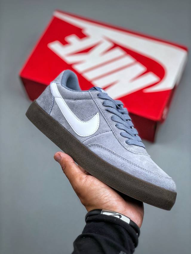 Nike Killshot 2 灰白此款以简约大方的造型设计，给人以随性休闲的时尚格调，穿着舒适轻便，运动灵活自如，满足日常个性穿搭。货号：Fq8903 401