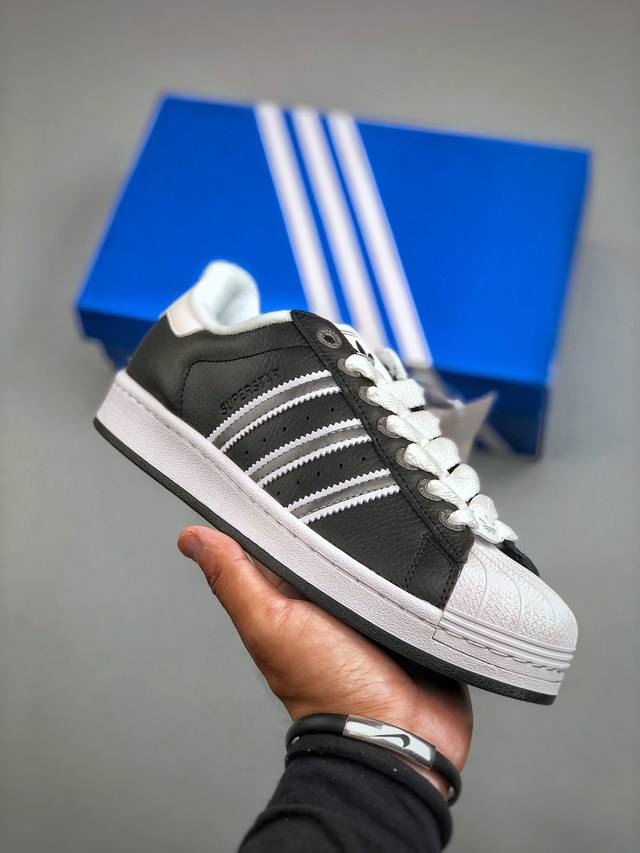 Adidas Originals Superstar Ii 阿迪达斯 三叶草 贝壳头低帮经典百搭休闲运动板鞋 货号J00314 尺码：35-45 半