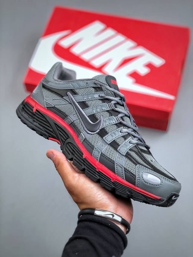 Nike P-6000 Prm 复古休闲运动老爹鞋 #层次鲜明线条设计 摆脱厚重外形 超轻鞋身 细节随意对比 货号：If6199 001 尺码：39-47 半