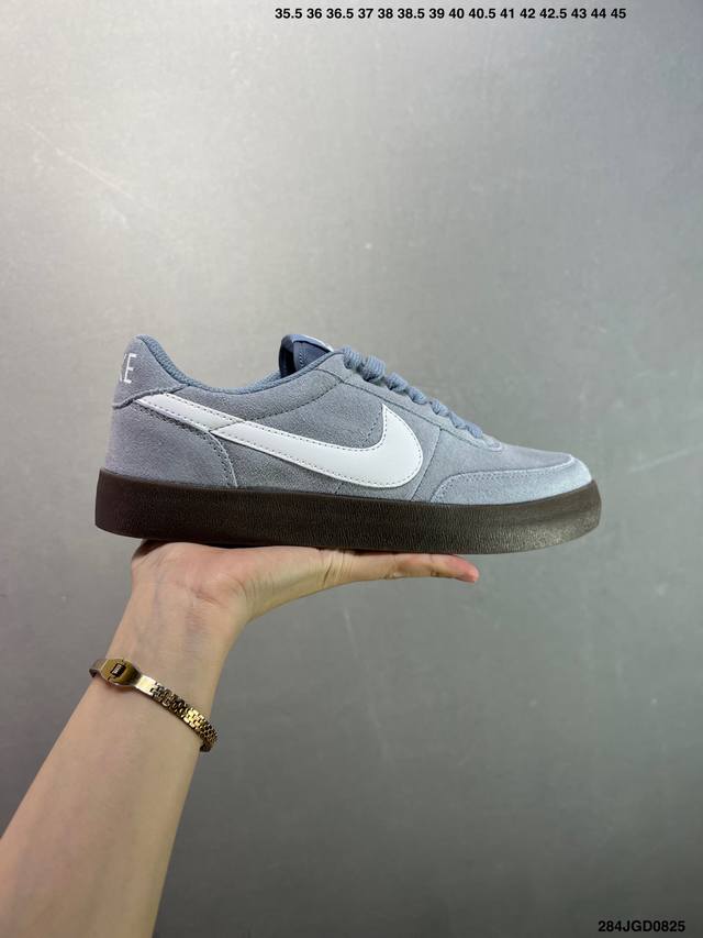 Nike Killshot Vulc 复古限定 原厂渠道 与正品无任何区别 载棕色生胶大底，流露出满满的复古气息。鞋款将于 2 月 25 日在美国指定 J.Cr