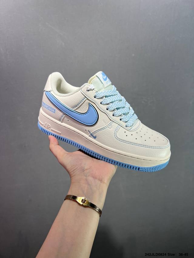 公司级Nike Air Force 1 Low By You 原楦头原纸板 打造纯正空军版型 专注外贸渠道 全掌内置蜂窝气垫 原盒配件 原厂中底钢印、拉帮完美
