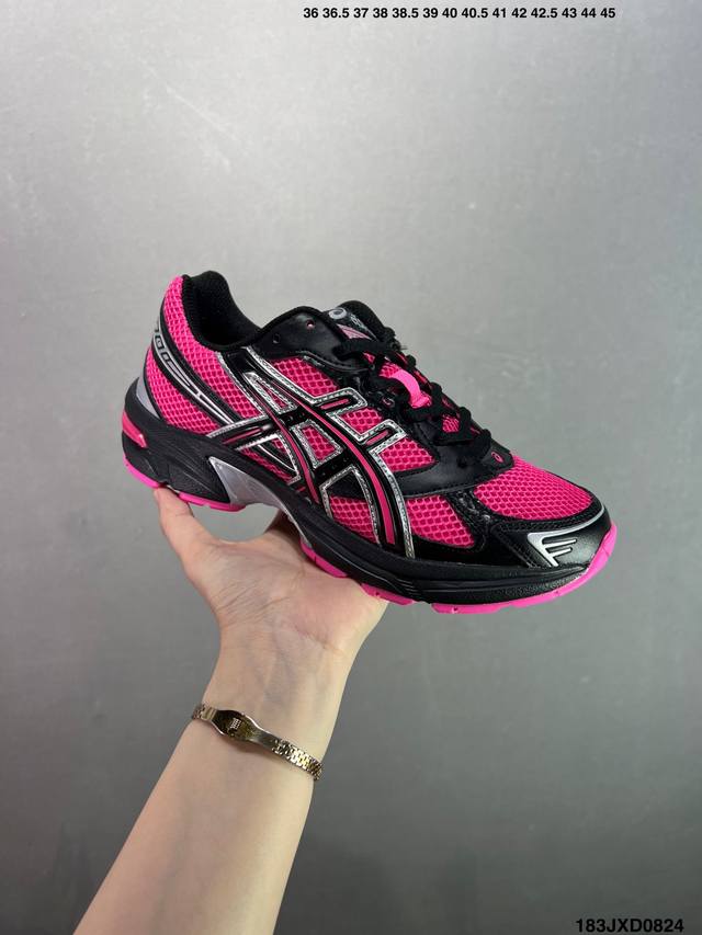 公司级Asics Gel-1 复古单品 公司级Asics Gel-1 系列低帮复古休闲运动慢跑鞋 白银深蓝 货号： 1A256-400 尺码：36 37 37.