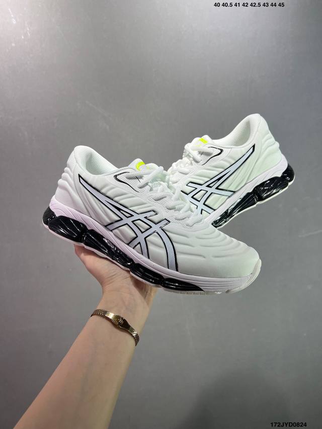 公司级Asics Gel-Quantum 360 Viii 亚瑟士运动休闲透气专业跑鞋 轻量舒适透气材质 全滴塑鞋面中底3D可视Gel缓震胶效果 升级Flyte