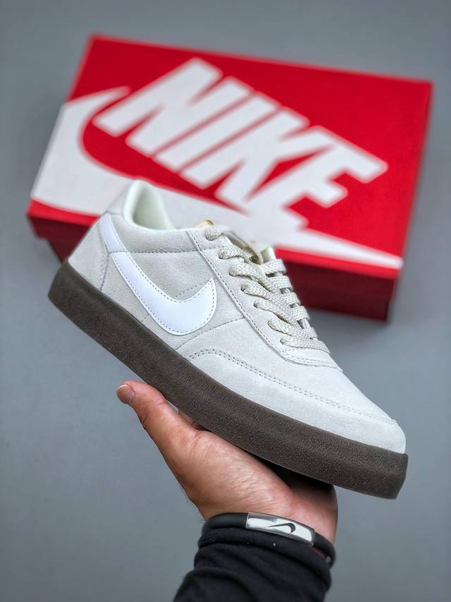 Nike Killshot 2 黑棕此款以简约大方的造型设计，给人以随性休闲的时尚格调，穿着舒适轻便，运动灵活自如，满足日常个性穿搭。货号：Fq8903 尺码3