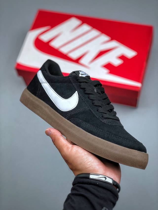 Nike Killshot 2 黑棕此款以简约大方的造型设计，给人以随性休闲的时尚格调，穿着舒适轻便，运动灵活自如，满足日常个性穿搭。货号：Fq8903 002