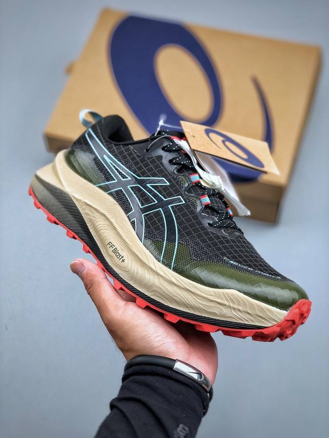 Asics Gel-Trabuco Max3 复古亚瑟士透气休闲鞋缓震男子耐磨跑步鞋 鞋面采用无缝线鞋面 贴合脚型 穿着舒适中底360°环绕式Gl 提供良好的缓
