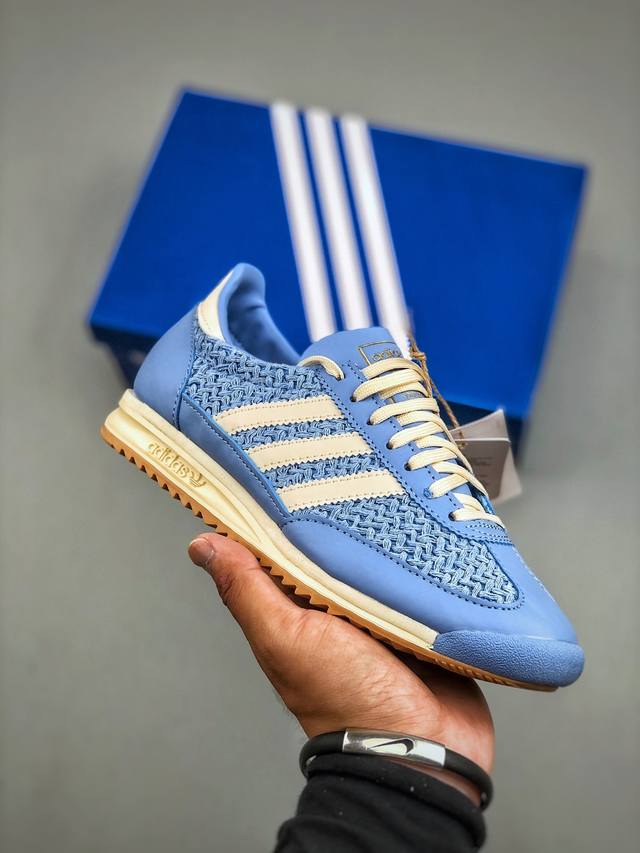 Adidas Wmns Sl72 Og 系列 德训足球风百搭低帮休闲运动板鞋 Jr4 尺码：36-45 半