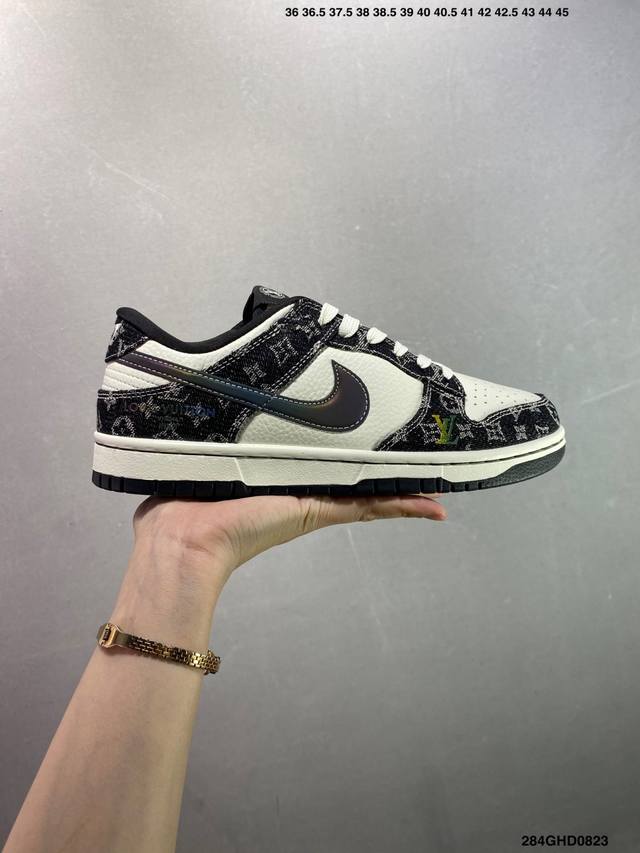 公司级Nike Sb Dunk Low 联名 高端定制 低帮休闲板鞋 Sc0601-457 #定制鞋盒 大厂纯原品质出货 超高清洁度 皮料切割干净无任何毛边 细