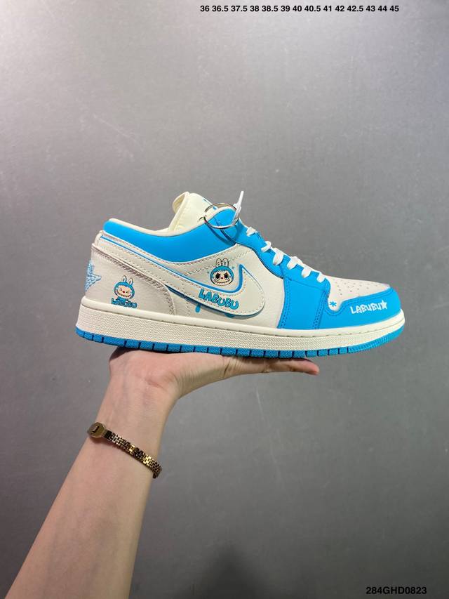 公司级Nike Air Jordan 1 X Travis Scott Aj1倒勾 乔一倒钩 ‘Diy’定制 耐克 低帮文化篮球鞋 完美品质出货 细节如图所示